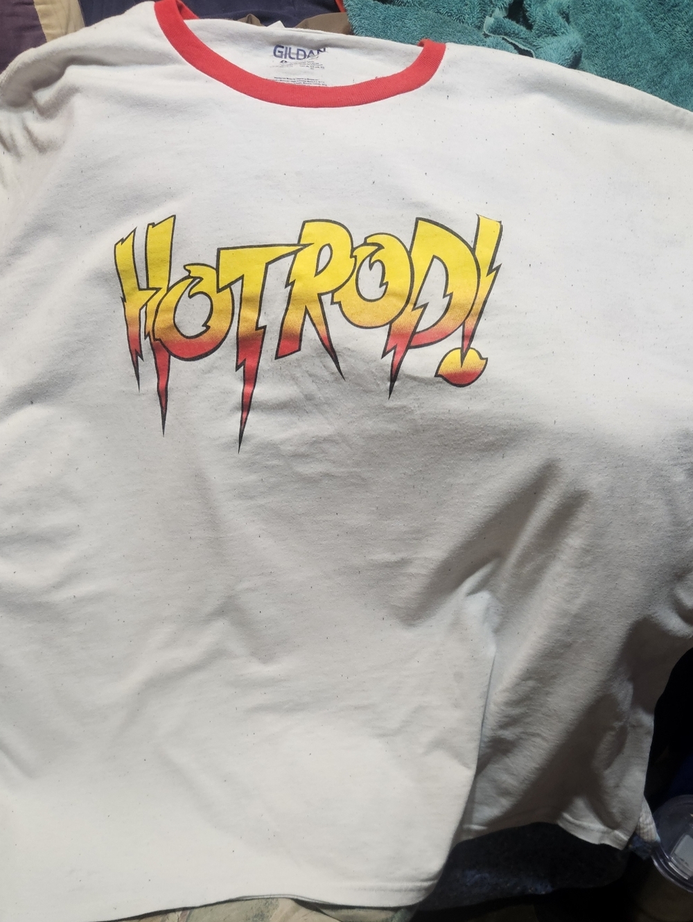 WWF Roudy Roudy Piper Hot Rod Tee - Picture 8 of 8